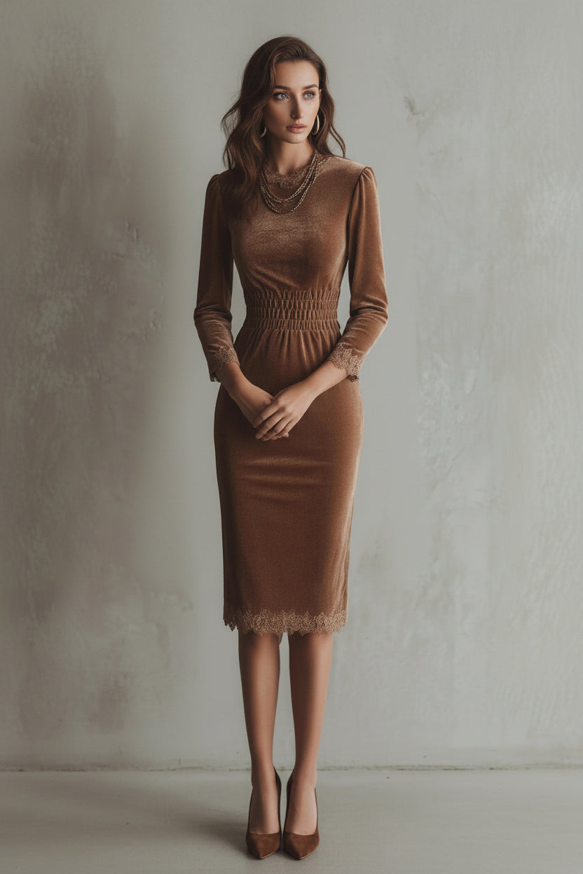Pleuche Dress