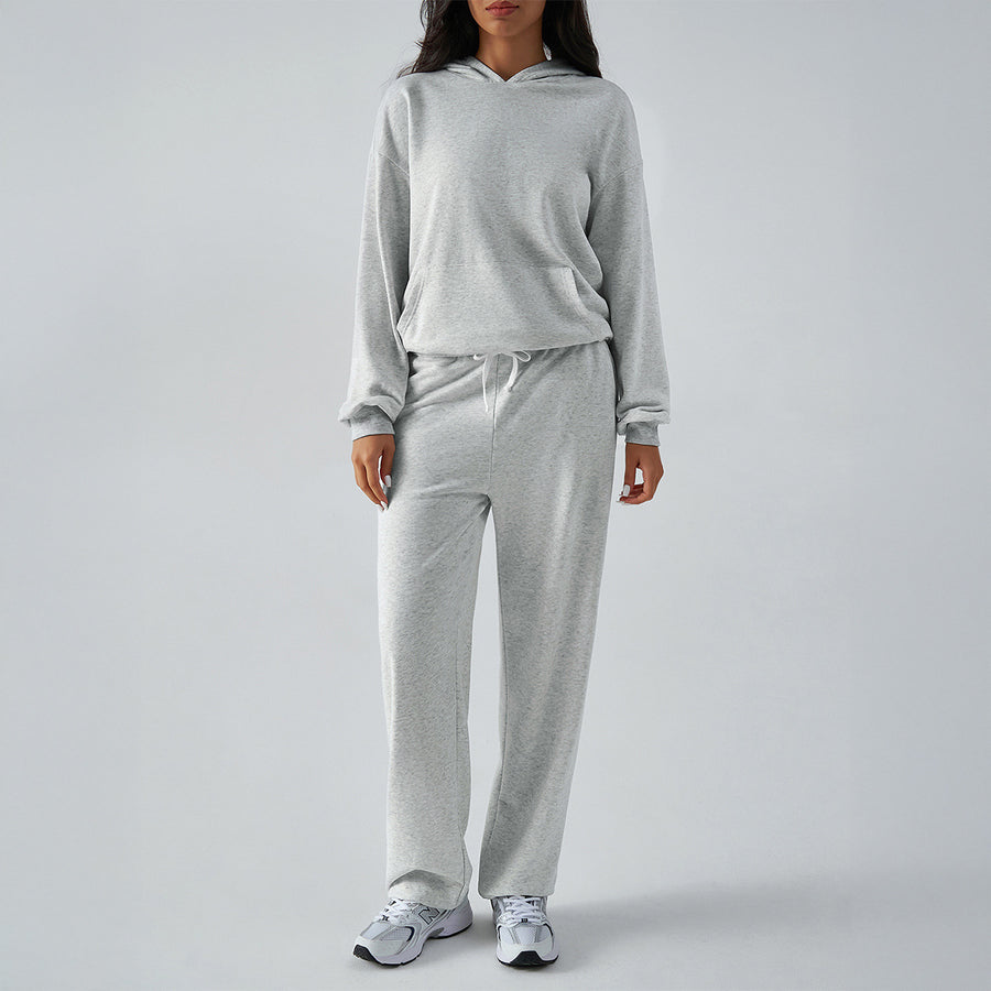Hooded Sweater Sweat Set