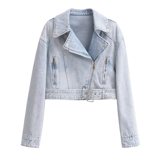 Light Blue Locomotive Denim Coat