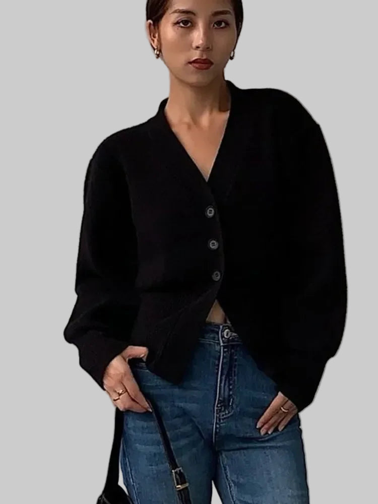 Knitted Cardigan Coat