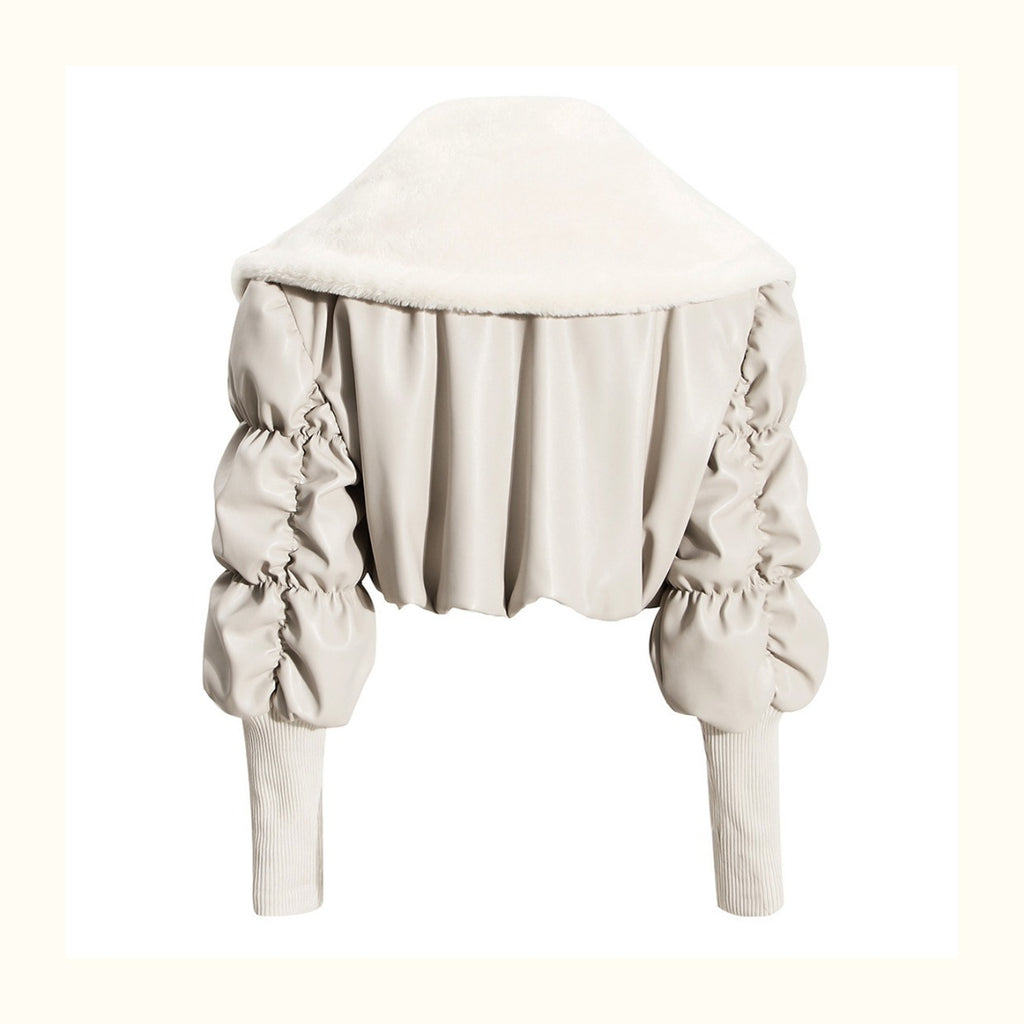 PU Leather Coat Jacket