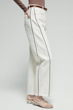 Crush Curve Ankle Blue Jeans HJ052