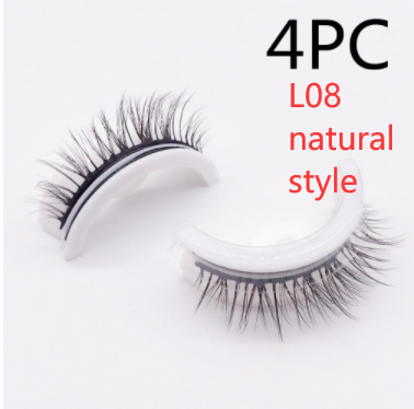 Reusable 3D Natural False Mink Eyelashes