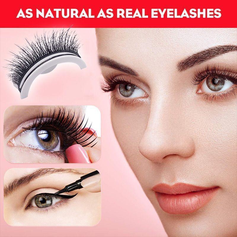 Reusable 3D Natural False Mink Eyelashes