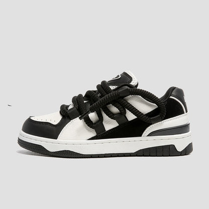 Black And White Urysn Studio Sports Sneakers