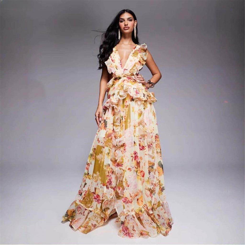 Floral Lace Bubble Dress