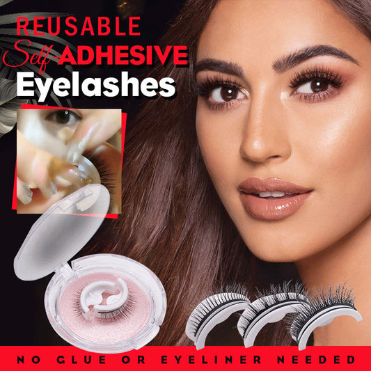 Reusable 3D Natural False Mink Eyelashes