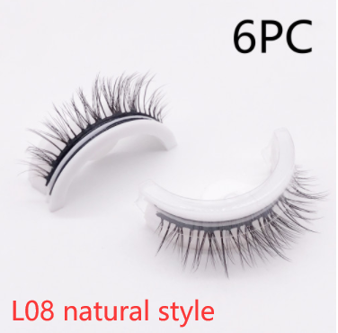 Reusable 3D Natural False Mink Eyelashes