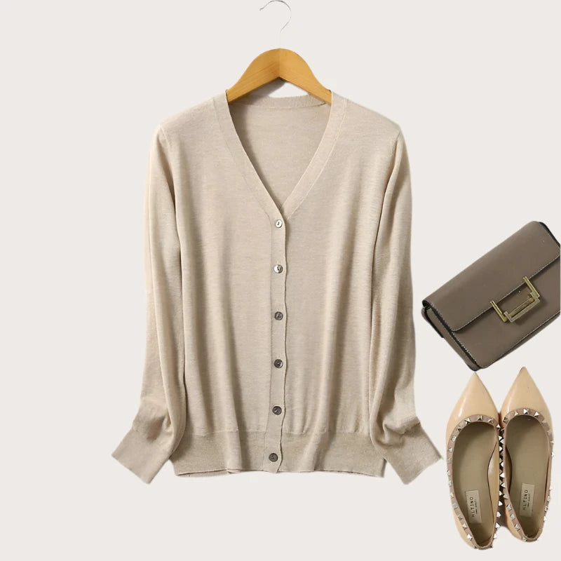 Mulberry Knit Cardigan