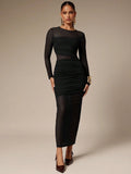 Black Sheer Love Dress