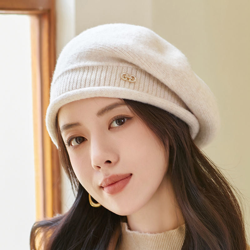 Women’s Wool Knitted Winter Hat — All-Match Knit Beanie
