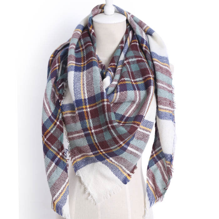Triangle Cashmere Winter Scarf