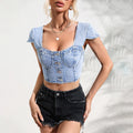 Sexy Denim Small Top