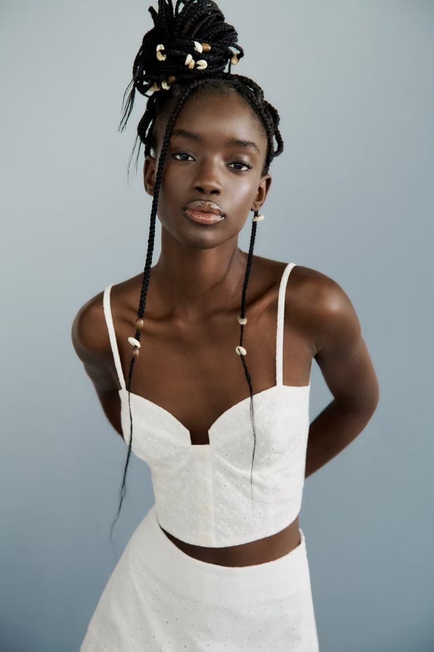 French Embroidered Top