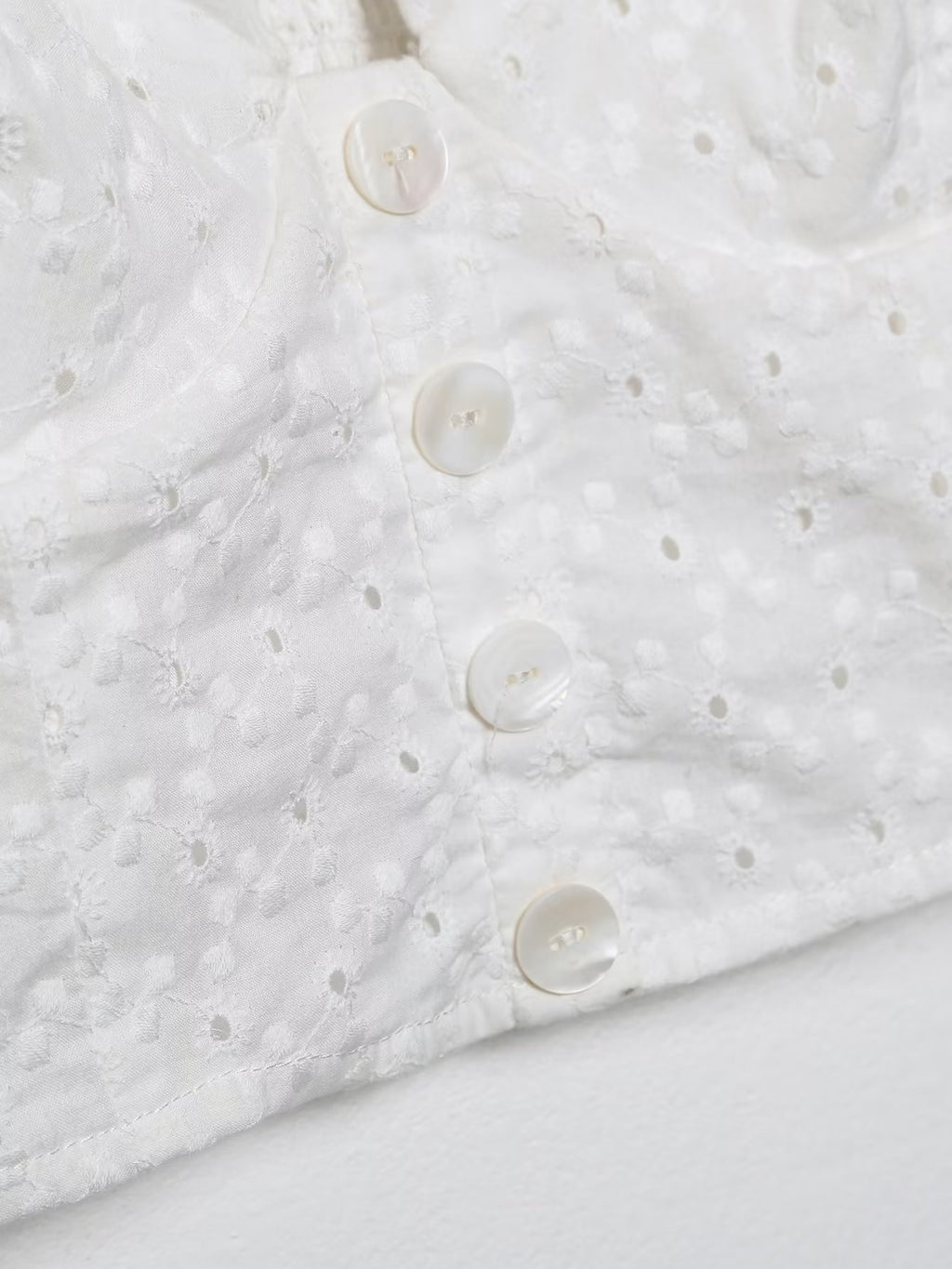 French Embroidered Top