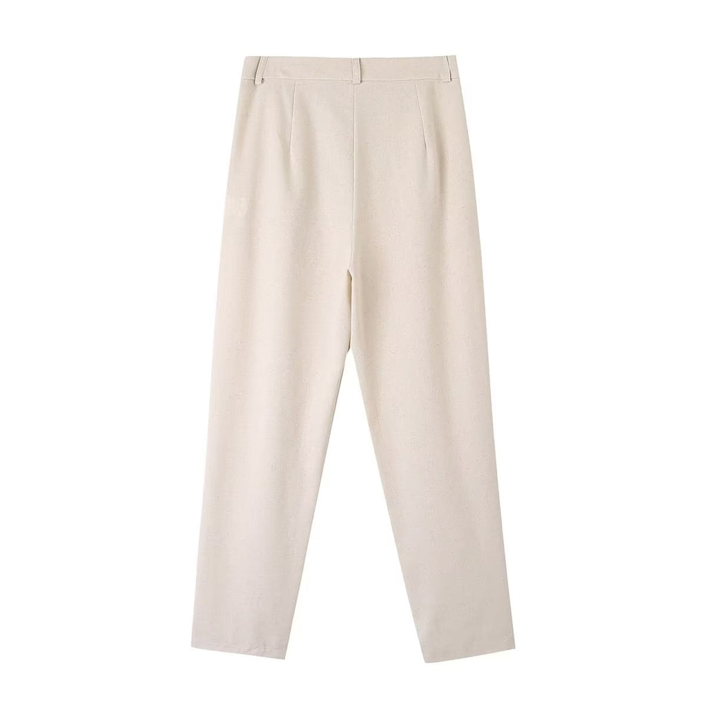 Loose Casual Cropped Harem Pants