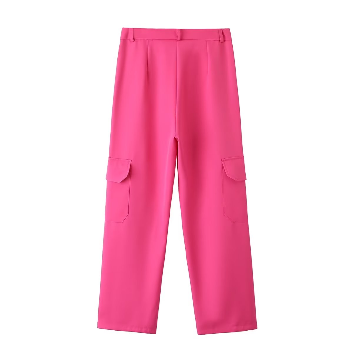 Summer Loose Straight Pocket Casual Trousers