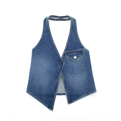 Denim Waistcoat Vest