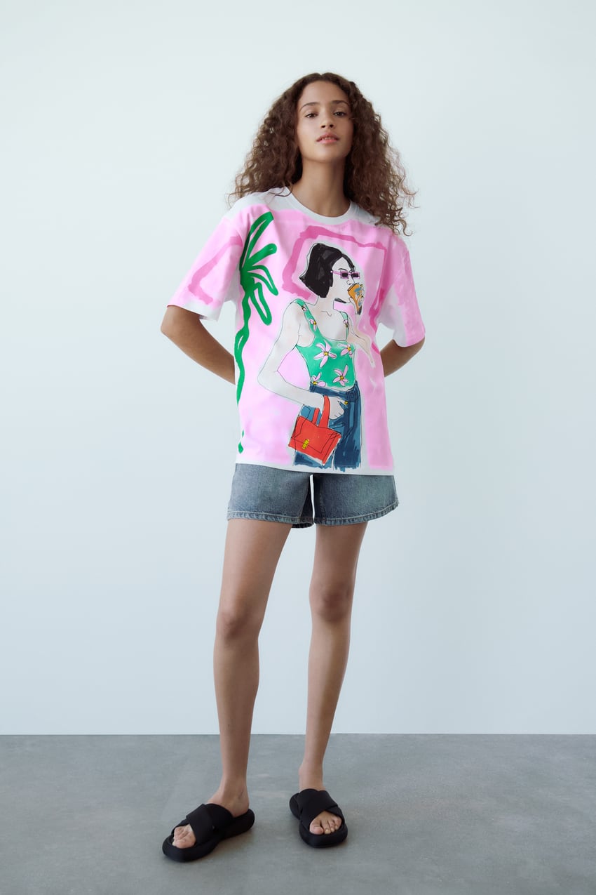 Bright Girl Printed T shirt Women