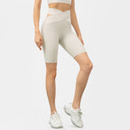 Cross Waist Yoga Shorts