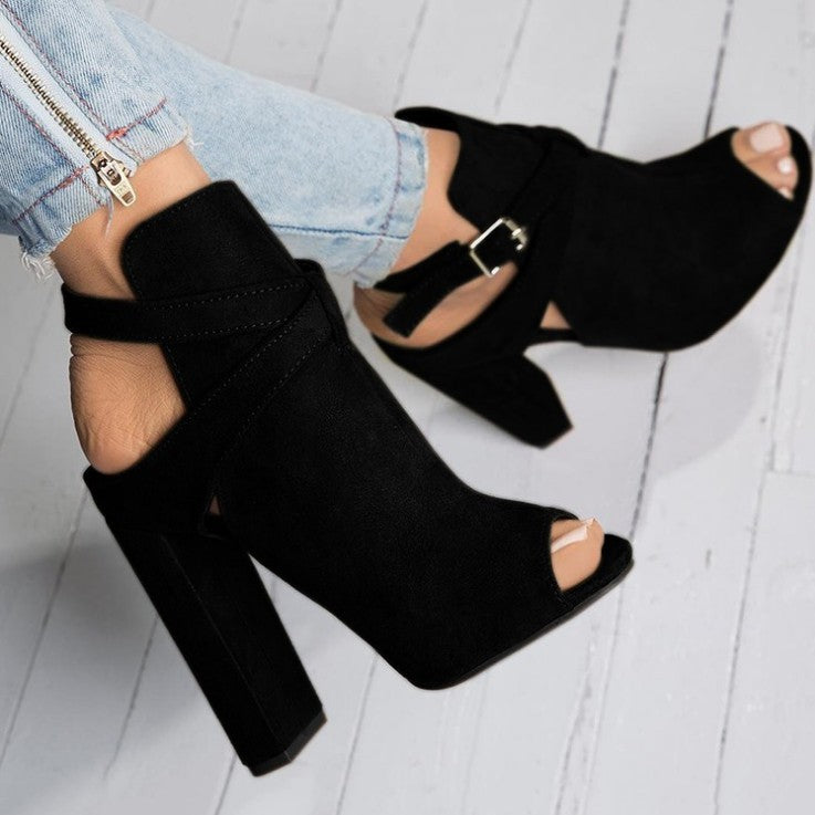 Roman fish mouth sandals