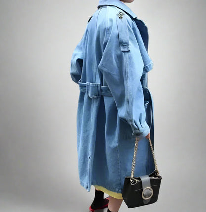 Denim Trench Coat