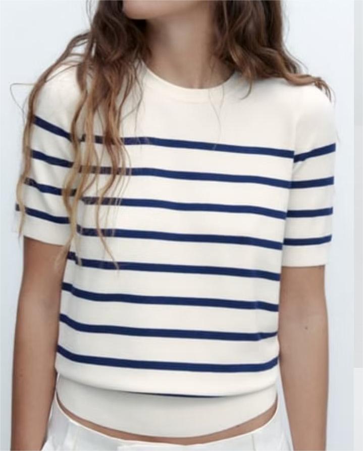 Casual round Neck Knitted Top