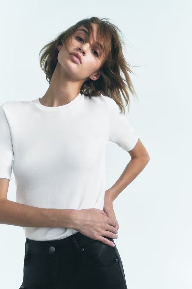 Casual round Neck Knitted Top