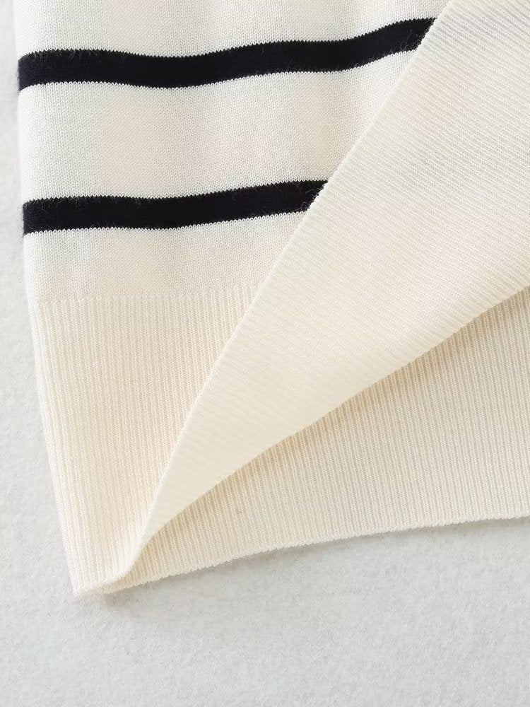 Casual round Neck Knitted Top