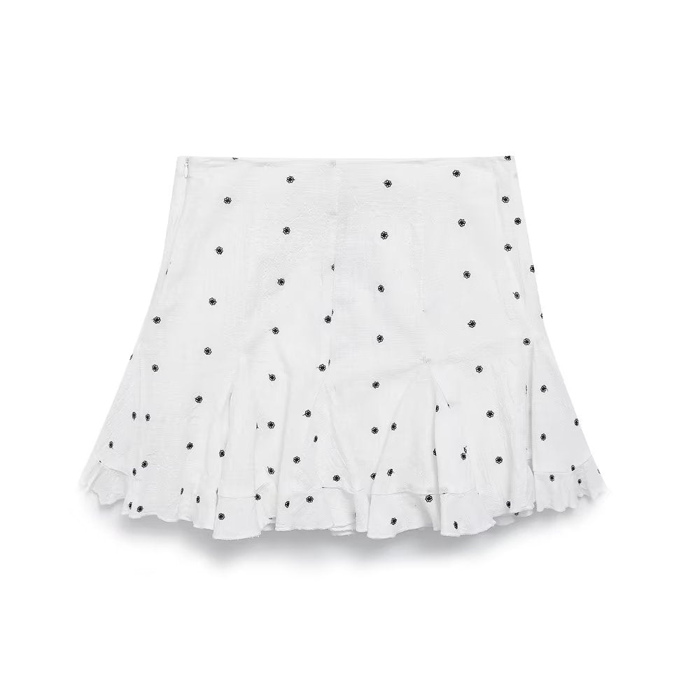 Polk-a-Dot Mini Skirt