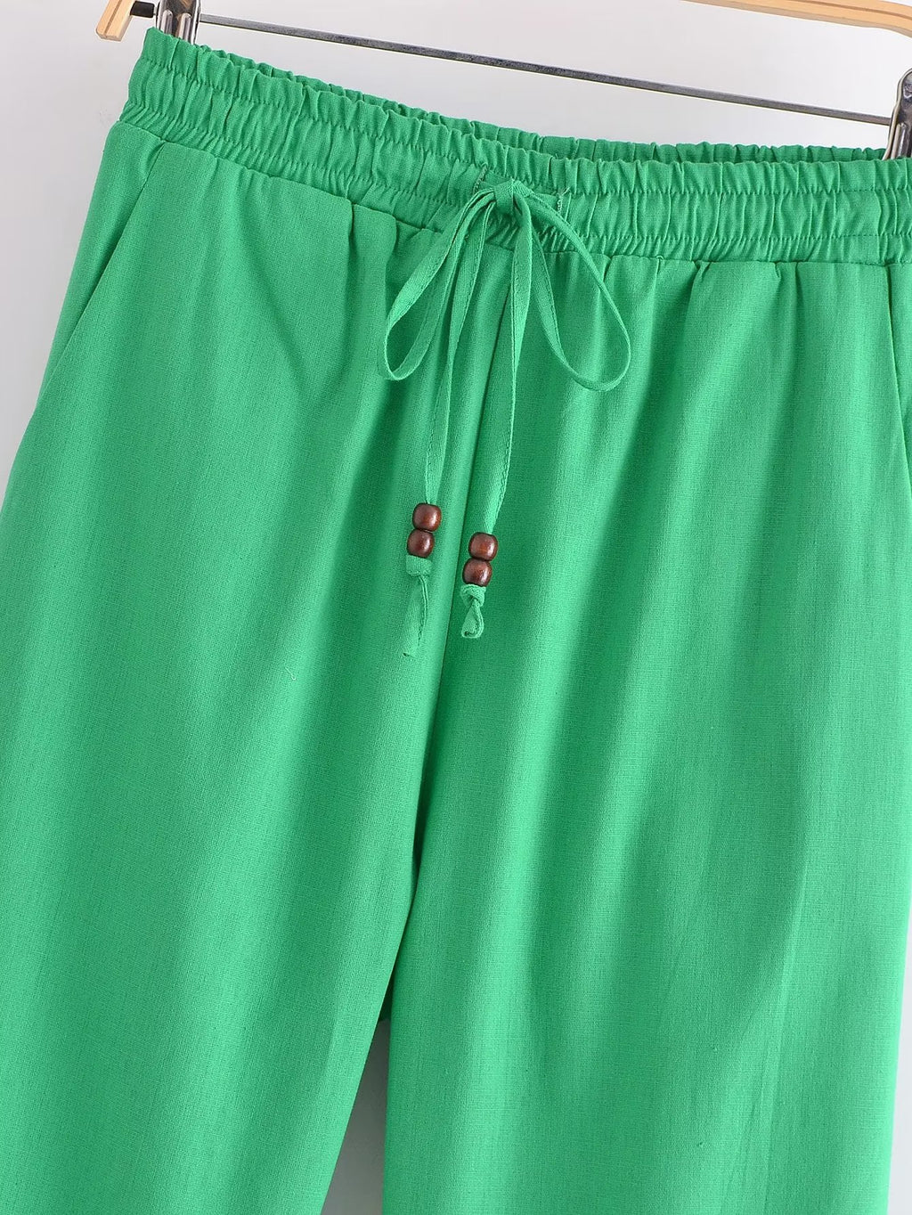 Straight Linen Pants