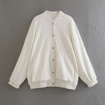 Linen Bomber Jacket