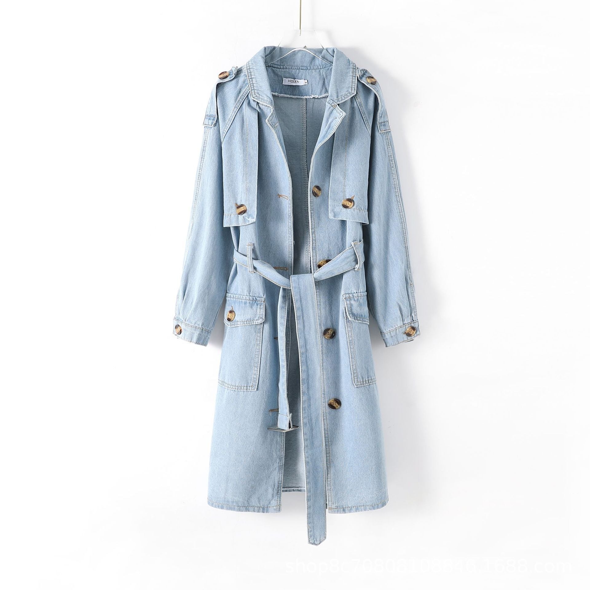 Denim Trench Coat