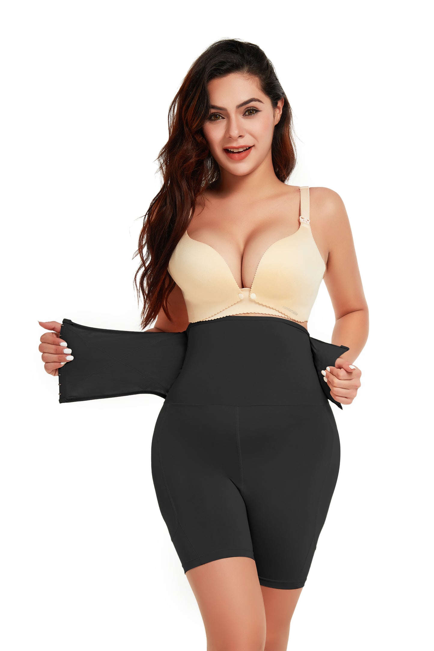 Three Breasted Adjustable High Waist Hip Belly Slimming Pants