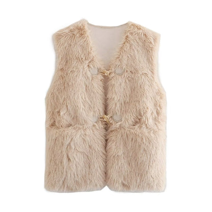 Faux Fur Warm Vest