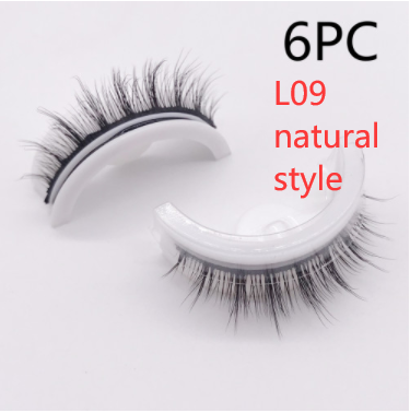 Reusable 3D Natural False Mink Eyelashes