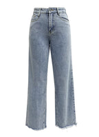 Asymmetric Casual Wide Leg Jeans