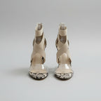 High-heeled sandals