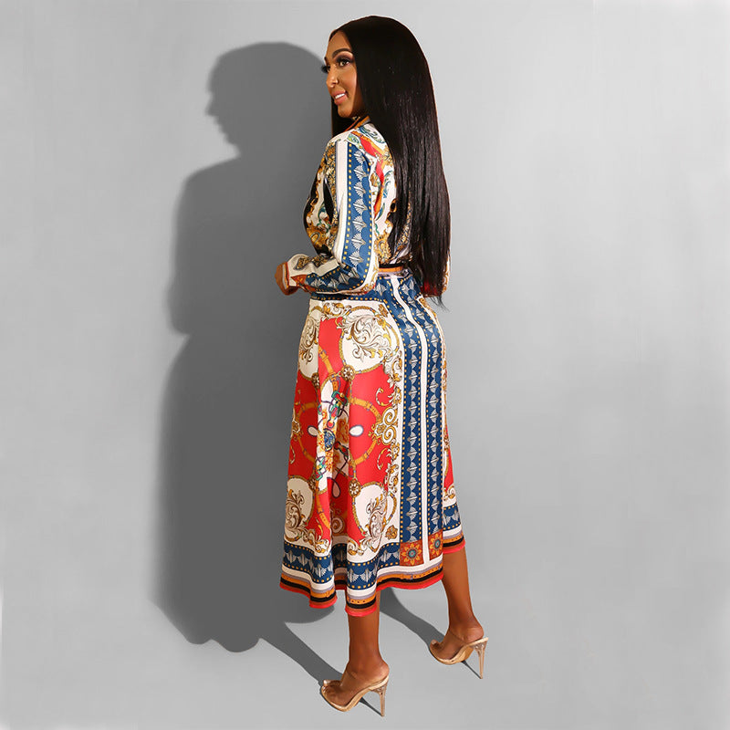 Retro Ethnic African Style  Summer Dress