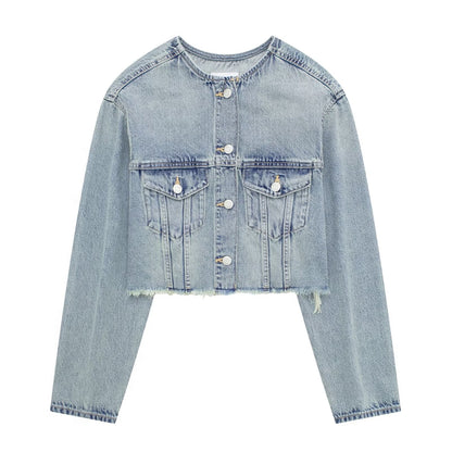 Casual Short Denim Jacket