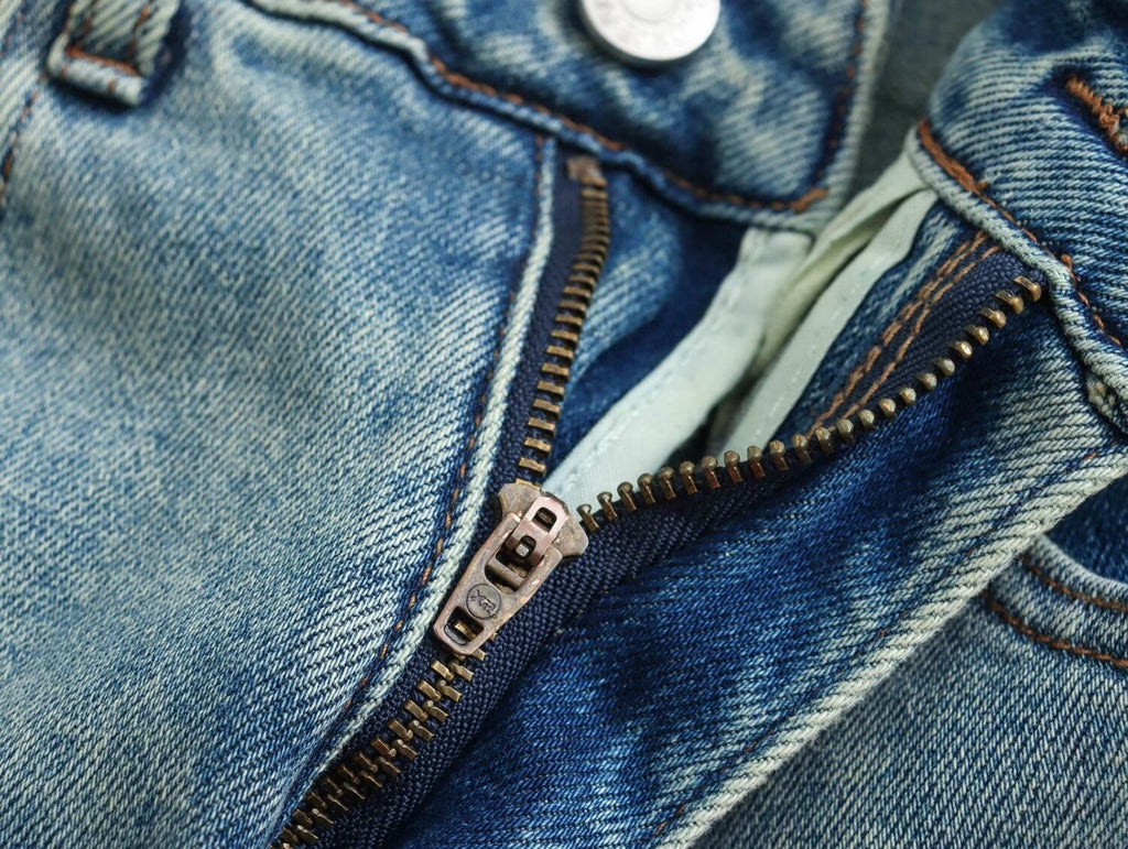 Straight Drooping Retro Jeans Pants