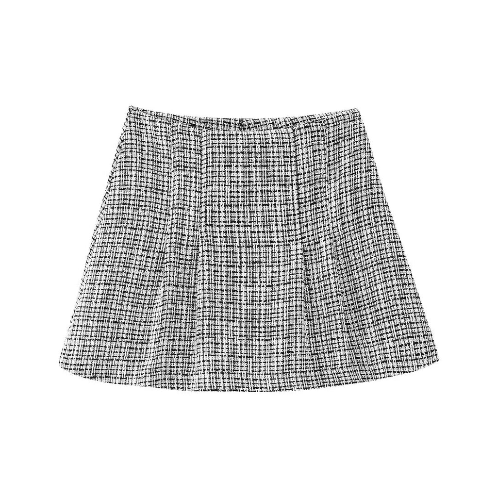 Tweed Short Skirt