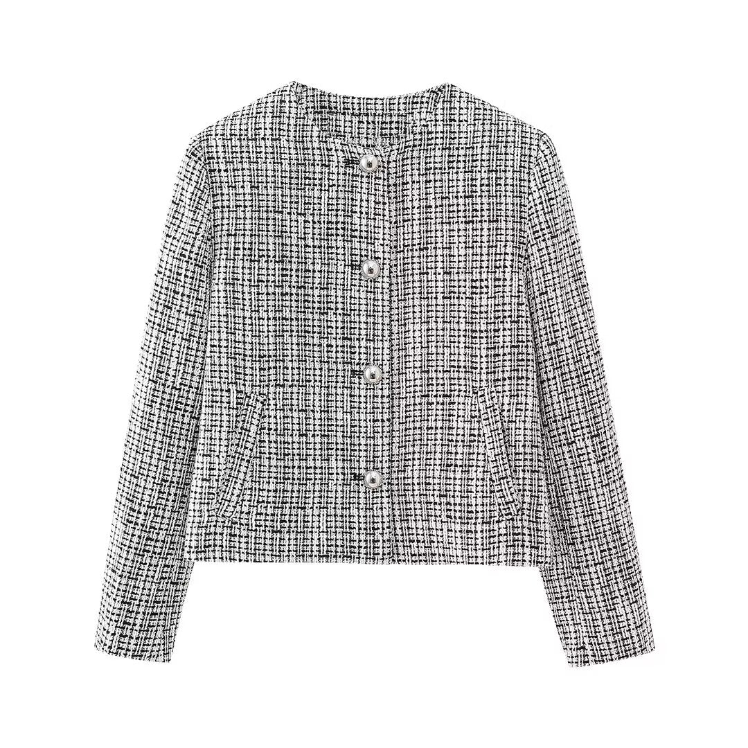 Tweed Short Blazer