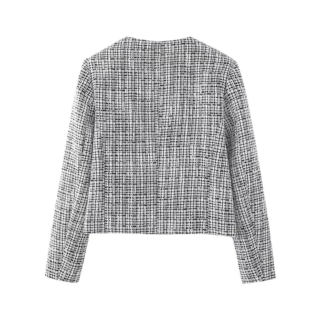 Tweed Short Blazer