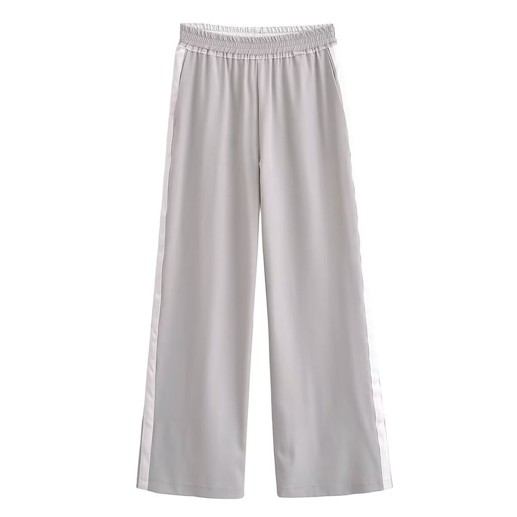 Loose Side Striped Pants