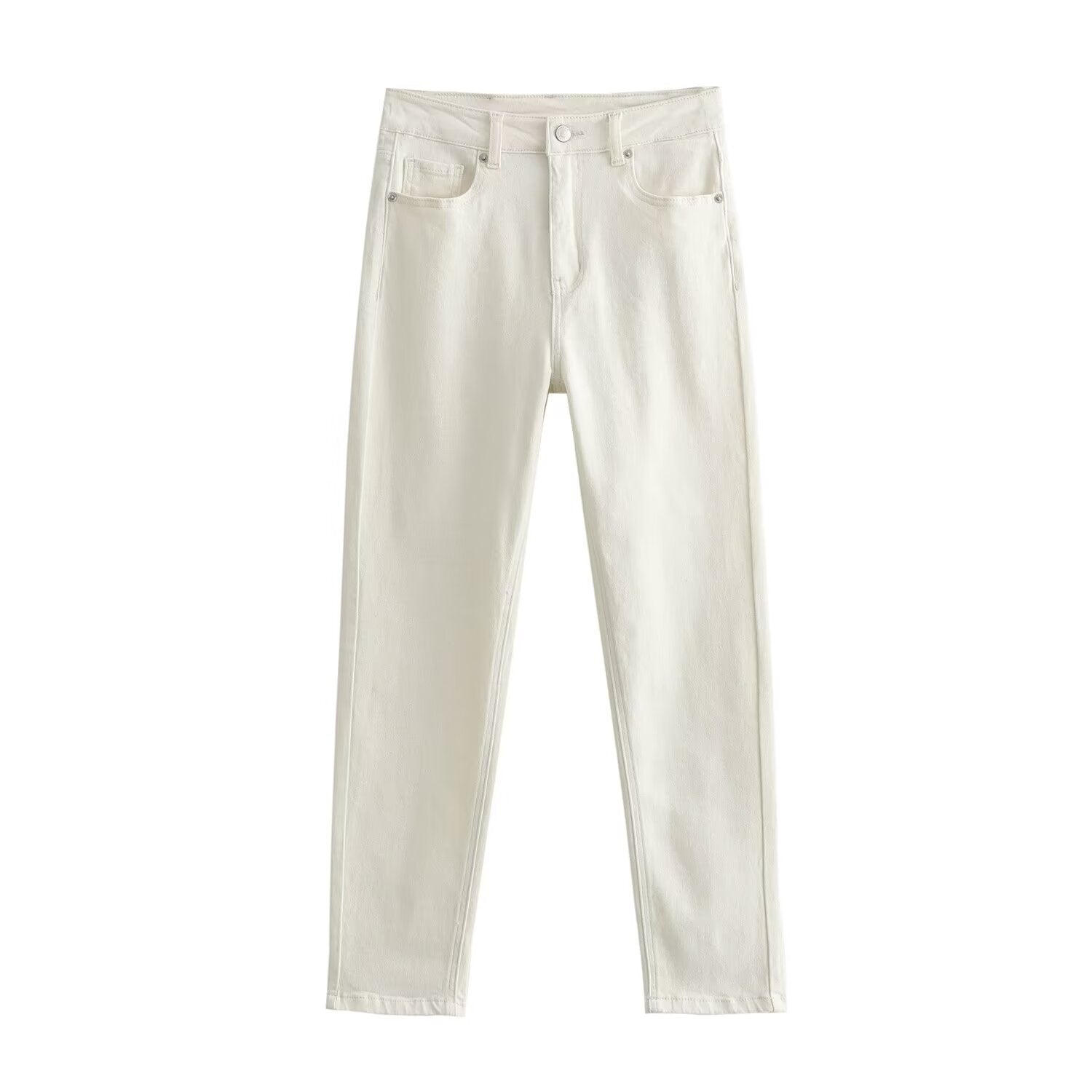 White Retro Skinny Jeans