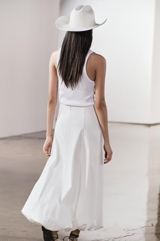 Spring Swing Long Skirt