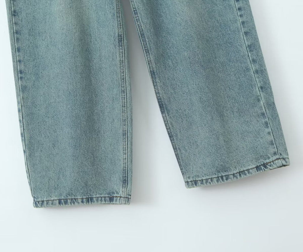 Loose Wide Straight Leg Jeans