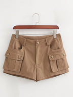 The Khaki Utility Cargo Shorts