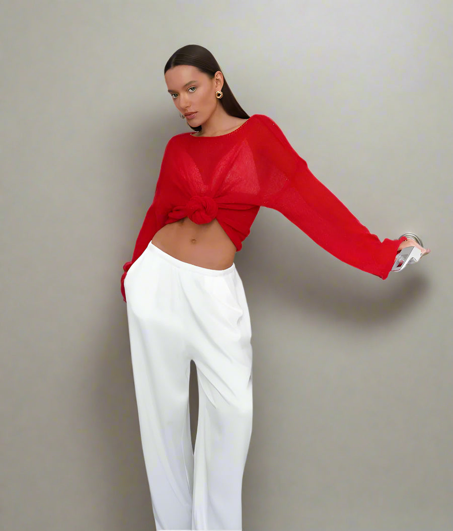 Knitted Sweater Top